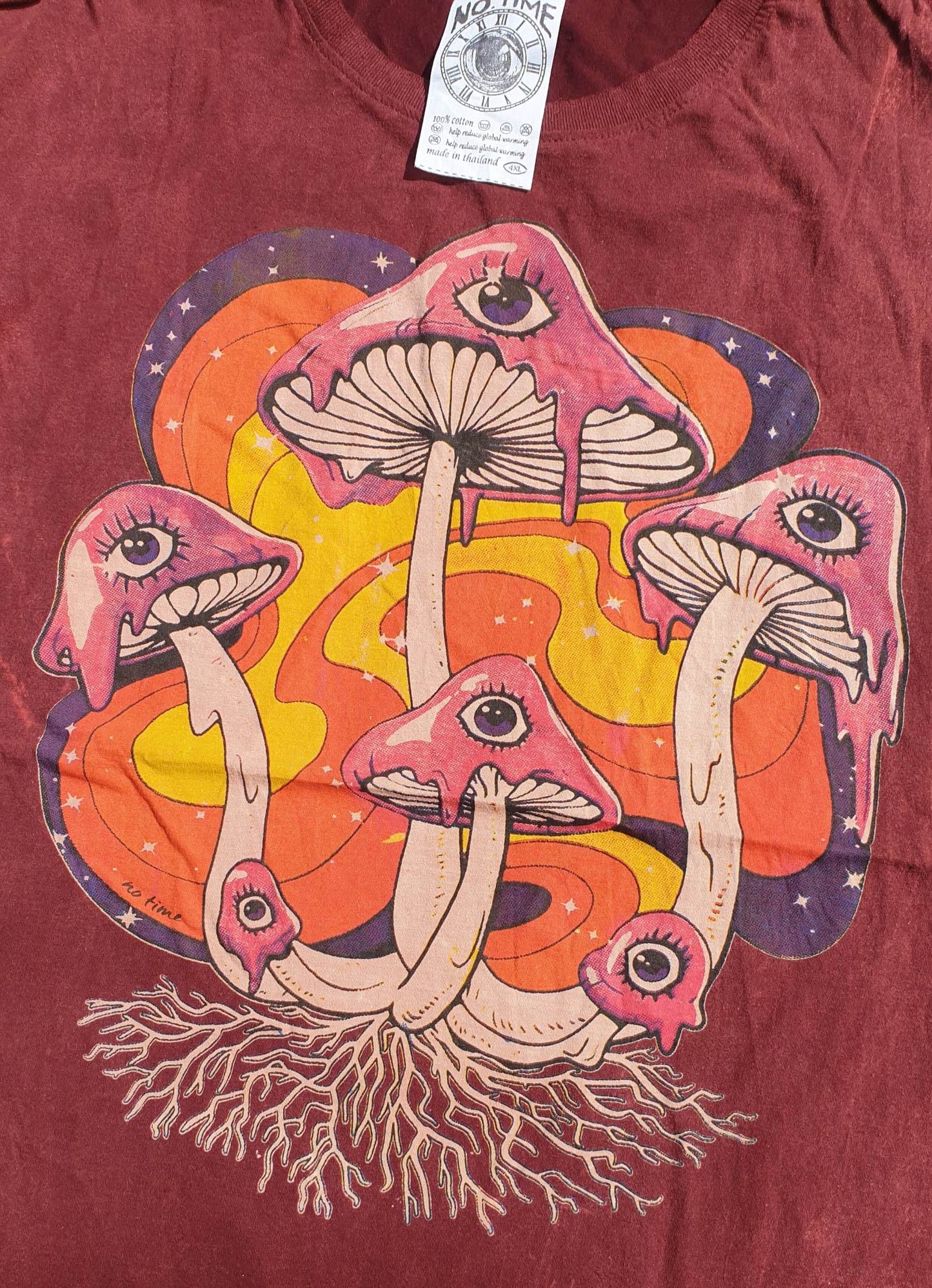 No Time T-shirt Mushroom